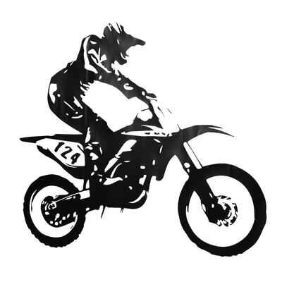 

Greensen1Pc Black PVC Wall Sticker Motor-Racing Art Vinyl Decal Home Room Decoration Removable New