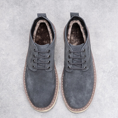 

Martin shoes comfortable foam soft bottom casual fashion suede round head Martin Martin shoes waterproof wear-resistant high boots