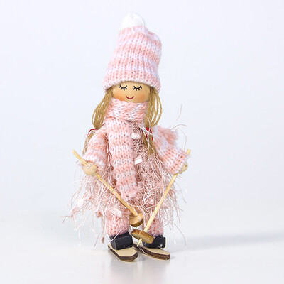 

Ski Girl Doll Snowman Christmas Ornament Xmas Tree Pendant Hanging Toy Decor New