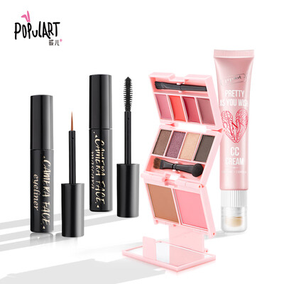 

Pope populart took me to interview with me to fly makeup set box makeup set concealer repair eye shadow eyebrow powder blush lipstick lasting natural