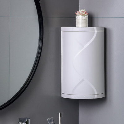 

〖Follure〗Multifunction Bathroom Kitchen Corner Locker Cosmetic Rotating Storage Cabinet