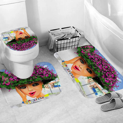 

〖Follure〗3pcs Non-Slip Bath Mat Bathroom Kitchen Carpet Doormats Decor