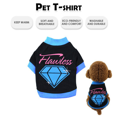 

Pet Shirts Dog T-Shirts Printed Pet Clothes Pet Spring Autumn Winter Clothes Keep Warm for Small Medium Large Dogs Cats