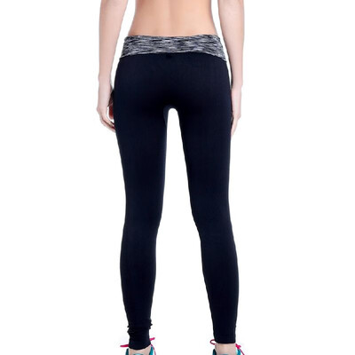 

Fashion Women Yoga Pants High Elastic Eyelet Mesh Sports Running Fitness Long Trousers Slim Leggings