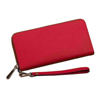 

Fashion Women Faux Leather Wallet Handbag Pouch Long Clutch Purse with Strap