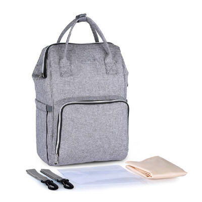 

Diaper Bag Backpack Large Capacity Multi-function Waterproof Polyester Baby Clothes Diaper Nappy Milk Powder Bottle Travelling Sto