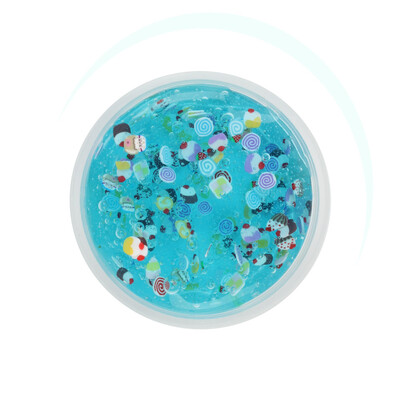 

〖Follure〗Clear Bow Crysta Colourful Soft Slime Scented Stress Relief Toy Sludge Toys