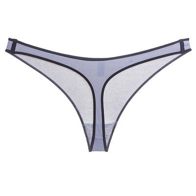 

Toponeto Female Underwear Sexy Sports Wind Colour Edge Low-waist Seamless T-thong