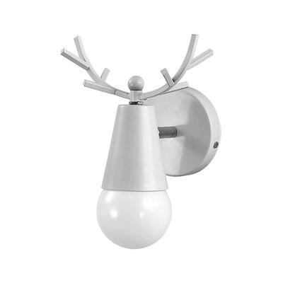 

E27 Nordic Creative Deer Head Wall Lamp Corridor Bedroom Living Room Light