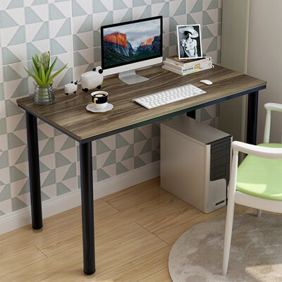 

Gobestart Household Steel Wood Computer Desk PC Laptop Study Table Office Desk Workstation