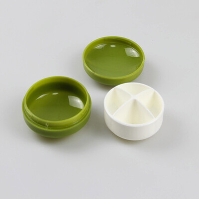 

〖Follure〗Boxed Portable Kit Mini Kit Portable Small Kit Cute Four Grid Sub Box Pill Box