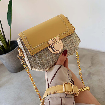 

Net red small bag female 2019 summer new female bag harbor wind retro chain crossbody bag foreign gas chic small square bag