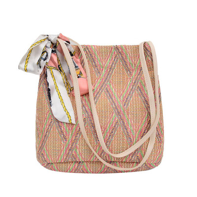 

Tailored Fashion Ladies Scarves Woven Wild Beach National Wind Shoulder Bag Handbag