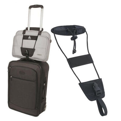 

Add A Bag Strap Travel Luggage Suitcase Adjustable Belt Carry On Bungee Easy