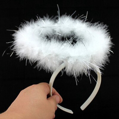 

jlfhyg Xmas Angel Halo Headband White Costume Hen Party Christmas Nativity