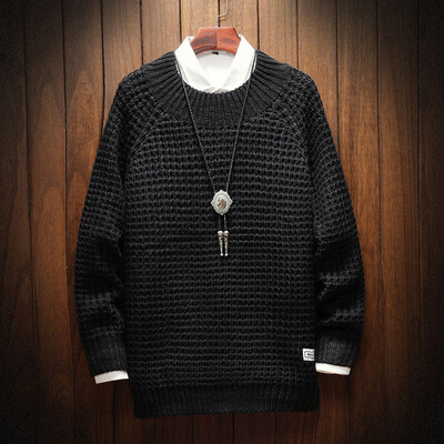 

Toponeto New Style For Men In Autumn And Winter Fashion Printed Sweater With Round Collar