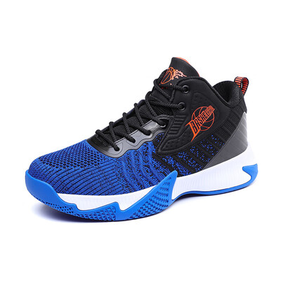 

Basketball shoes wear-resistant non-slip shoes high-quality flying woven breathable running shoes high-top shoes