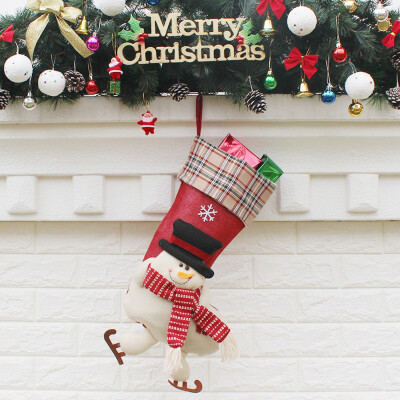 

Tailored Wr Newly Design Pocket Elderly Pockets Snowman Christmas Stocking Christmas Gift