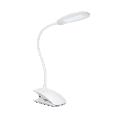 

Dimmable Clip-on LEDs Rechargeable Desk Lamp Touching Control 360° Flexible Gooseneck 3 Level Brightness Reading Light for Desk Be