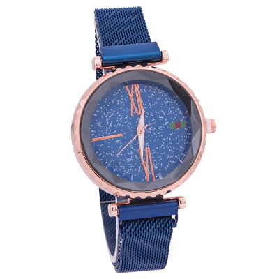 

Magnet magnet strap starry sky ladies fashion trend new student personality quartz watch