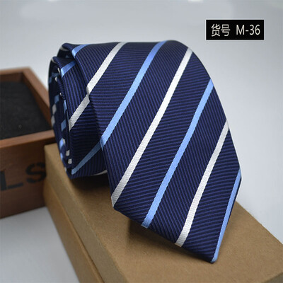 

New spot tie business dress mens tie polyester yarn arrow type 8CM business tie wholesale
