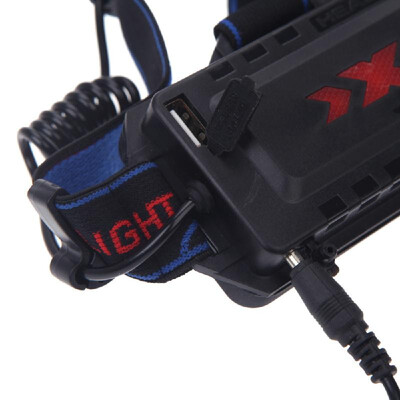 

LED Headlight Headlamp 4-Mode 4000LM for Camping Hiking Car Charger