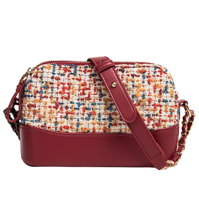 

Summer new color chain female bag 2019 new Korean version of the wild single shoulder slung fashion texture small square bag