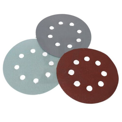 

125MM 5 Inch 1500 2000 3000 5000 7000 Grit Hook Loop Sanding Disc Sandpaper Set