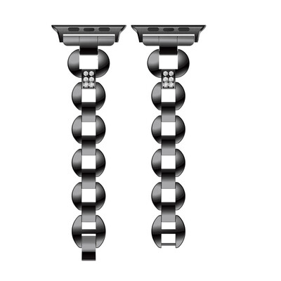 

〖Follure〗Alloy Crystal Link Bracelet Watch Band Strap For Apple Watch Series 3 38MM