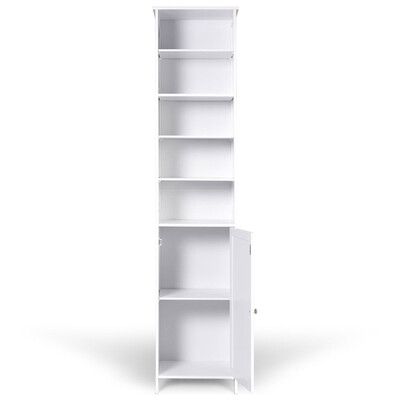 

72" H Bathroom Free Standing Floor Storage Shelving Cabinet