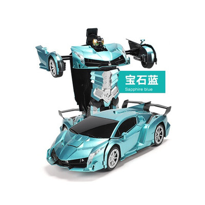 

New product 112 induction remote control car childrens toy boy gift 24G deformation car diamond robot