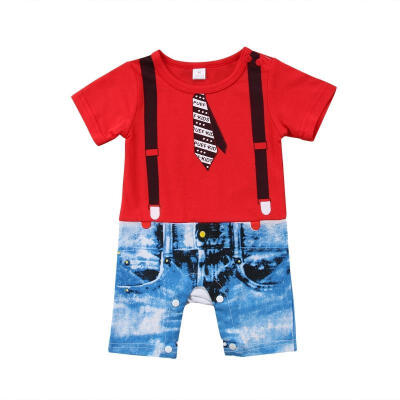 

Gentleman Baby Infant Boy´s Romper Jumpsuit Bodysuit Cotton Clothes Outfits