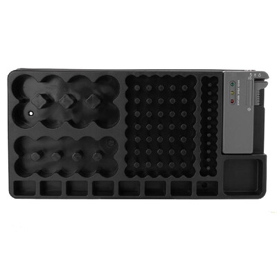 

Portable Convenient Storage Cell Organizer With Tester Portable Holder Case Box Checker DIY Kit