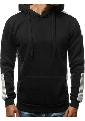 

Men Gym Hoodie Long Sleeve Hoodies Sweatshirt Casual Workout Pullover Top Coat
