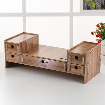 

Greensen Monitor Laptop Stand Computer Screen Support Modern Office Desk Rack Shelf