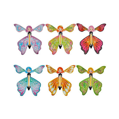 

Magic Butterfly Flying Paper Card Toy Rubber Band Butterfly Fairy Toy Trick