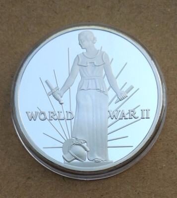 

40mm Silver plating of the American goddess of victory in World War II