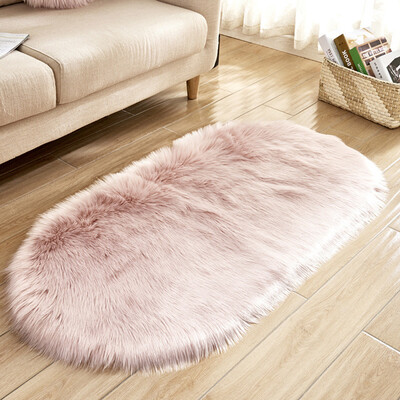 

Toponeto Soft Rug Chair Cover Artificial Sheepskin Wool Warm Hairy Carpet Seat Mats Rug