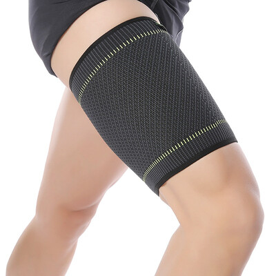 

Sport Thigh Guard Protector Pads Fitness Knee Support Safety High Elastic Knitted Outdoor Protection Thigh Cover Nylon Spandex