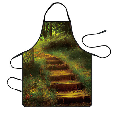 

Toponeto Home Women Waterproof Cute Cartoon Kitchen Restaurant Cooking Bib Apron Aprons