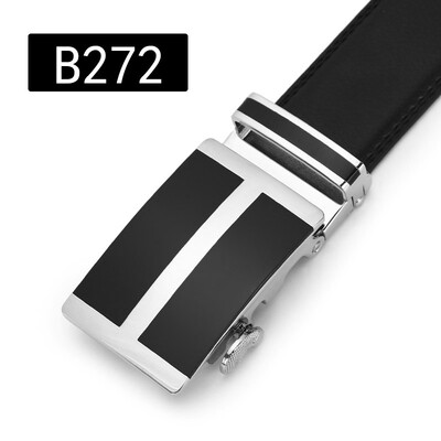 

Hot selling Men belt fashion Alloy Automatic buckle belt business affairs casual decoration belt mens belts 35cm Real leather