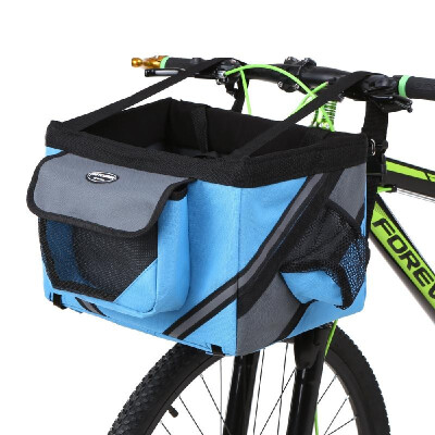 

Bicycle Handlebar Basket Bike Front Bag Box Pet Dog Cat Carrier