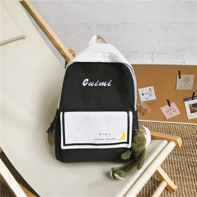 

Scaffold schoolgirl ins canvas schoolbag Korean version high school Japanese Department backpack Fashion College Studentsschoolba