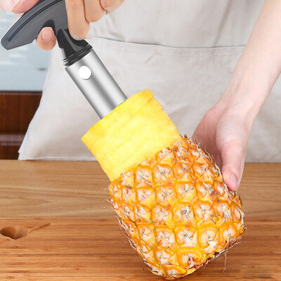

Greensen Pineapple Cutting ToolStainless Steel Pineapple Corer Peeler Cutter Fruit Cutting Tool Home Kitchen Gadget