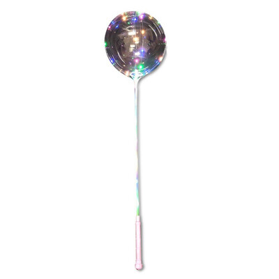 

New Hot Party Flashing Often Bright Balloons Holding Wave Ball ins Net Red Balloon Lights