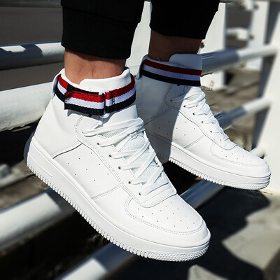 

Autumn tide shoes small white shoes summer white shoes Korean mens shoes high-cut shoes