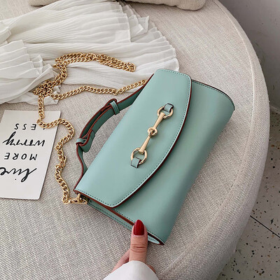 

Chain small square bag female summer ins2019 new fashion wild single shoulder diagonal hand holding chain small square bag