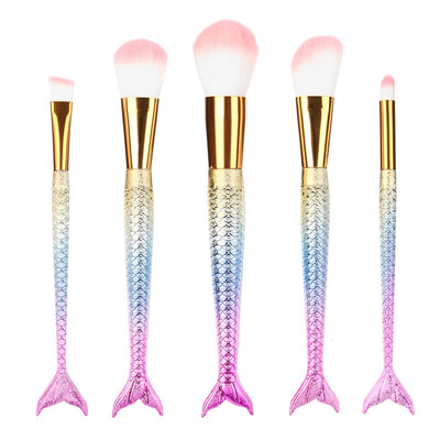 

〖Follure〗5PCS Make Up Foundation Eyebrow Eyeliner Blush Cosmetic Concealer Brushes