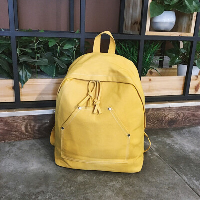 

Tailored Women Canvas Backpack Simple Fashion Backpack Female Travel Bag Student Bag