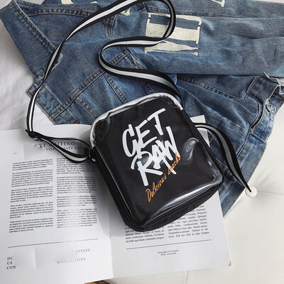 

Tailored Women Canvas Casual Messenger Bag Female Wild Letter Shoulder Small Square Bag